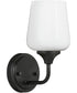 Raymond Wall Mount Light Fixture Matte Black