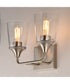 Hudson 2-Light Bath Vanity Satin Nickel