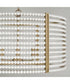 Brynn 4-Light Pendant Aged Brass Painted