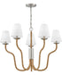 Harwich 5-Light Medium Chandelier in Polished Nickel