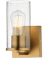 Livingston 1-Light Sconce Natural Aged Brass