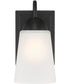 Malone 1 Light Wall Sconce Matte Black