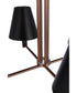 Blake 4-Light Lighting Flat Black/Satin Brass