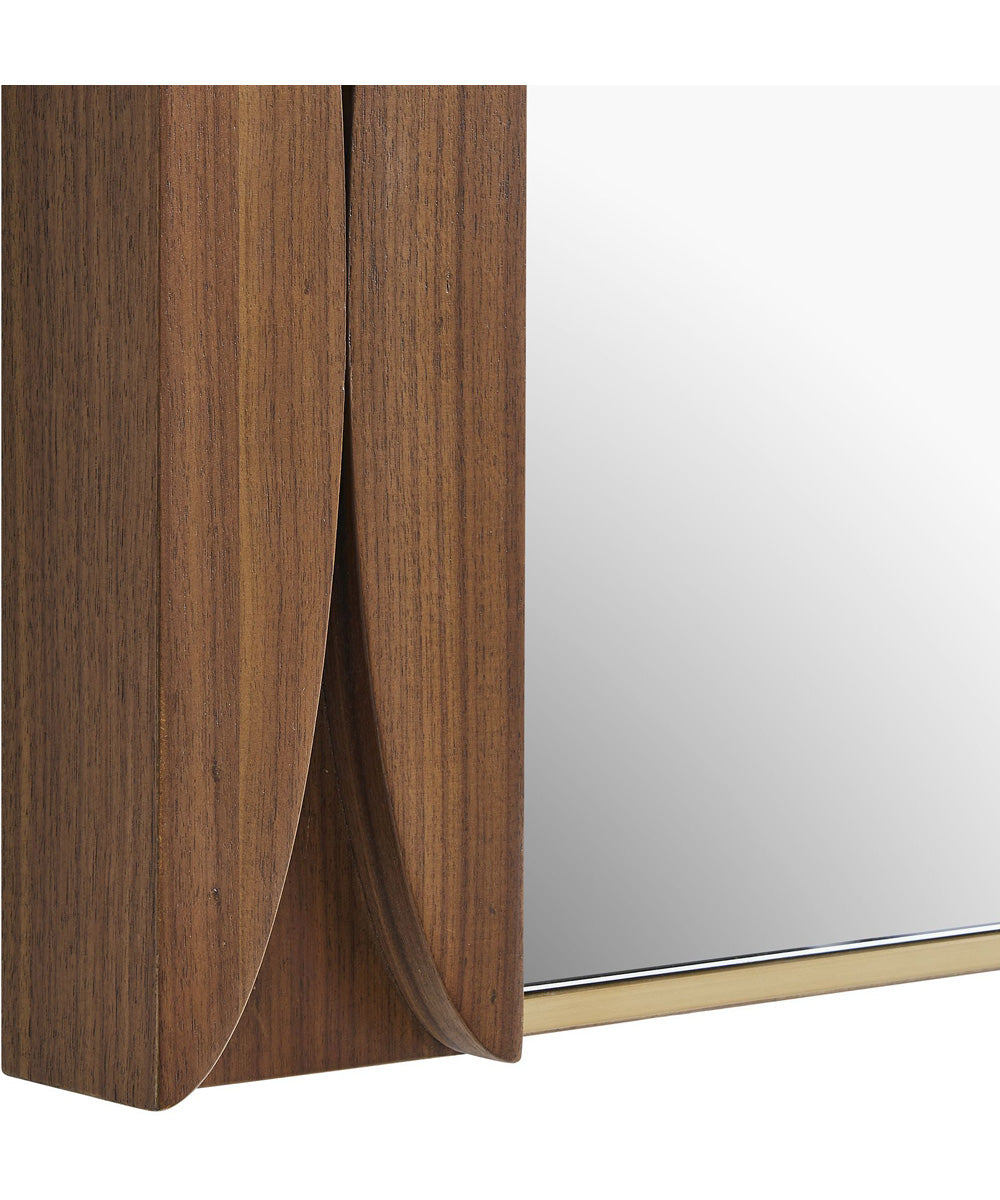 Macario Mid-Century Wood Mirror