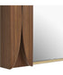 Macario Mid-Century Wood Mirror