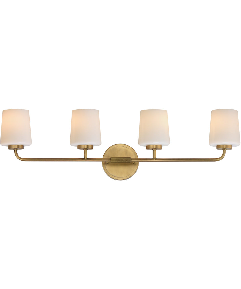 Durham 4-Light Bath Vanity Natural Aged Brass