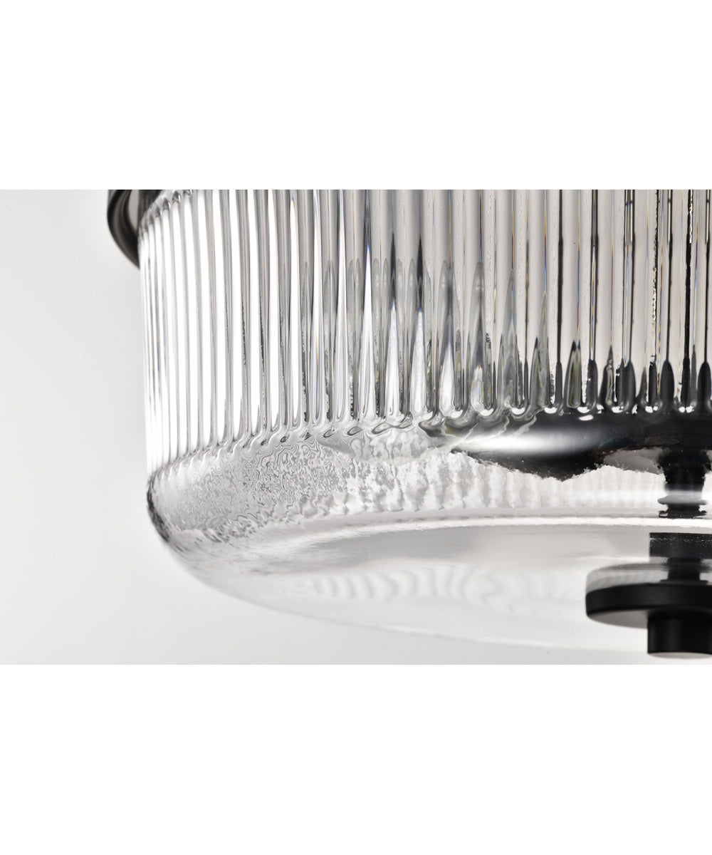 Grayson 2-Light Close-to-Ceiling Matte Black