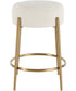 Arles Brass Counter Stool