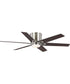 Bexar 54 in. 6-Blade Ceiling Fan with Integrated LED Light Brushed Nickel