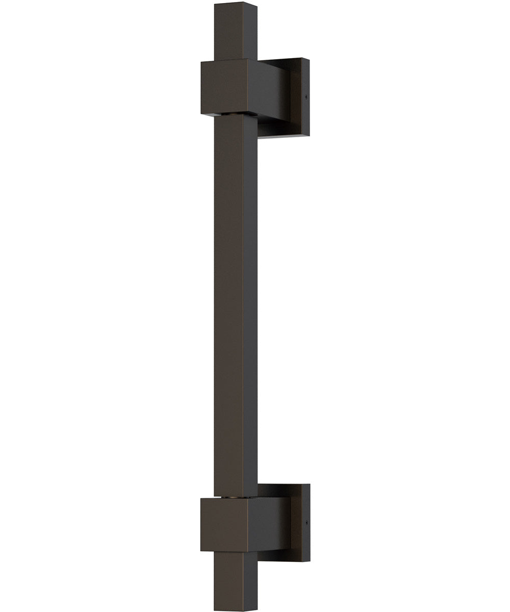 Cubist Square LED Wall Sconce Black