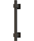 Cubist Square LED Wall Sconce Black