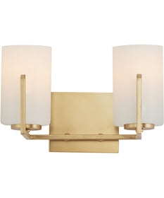 Dart 2-Light Bath Vanity Natural Aged Brass