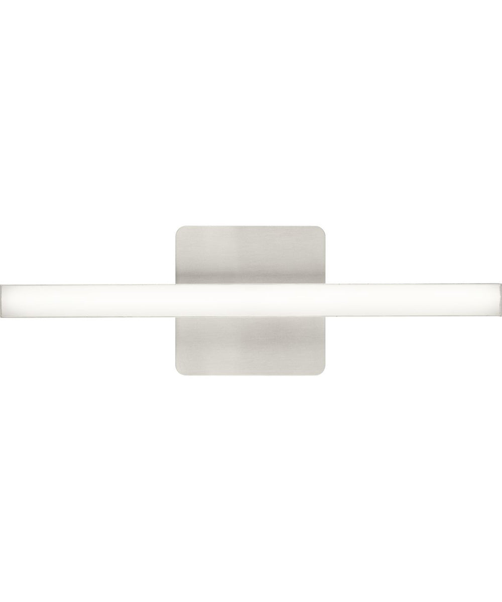 Phase 4 16 in. Small Modern Integrated 3CCT Integrated LED Linear Vanity Light Brushed Nickel