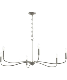 Ilia 6-Light Extra Large Chandelier Brushed Nickel