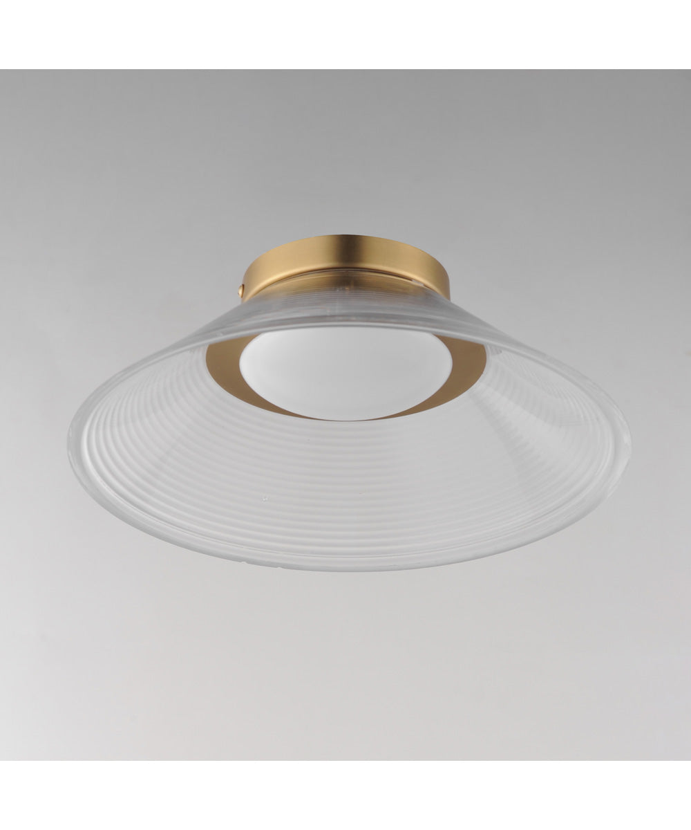 Jensen 12 inch Wall Sconce/Flush Mount Satin Brass