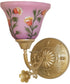 8" Wide Bell Flower Wall Sconce