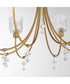 Meriam 8-light Chandelier Brushed Brass