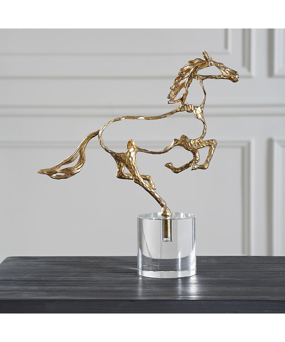 Gallop Gold Sculpture