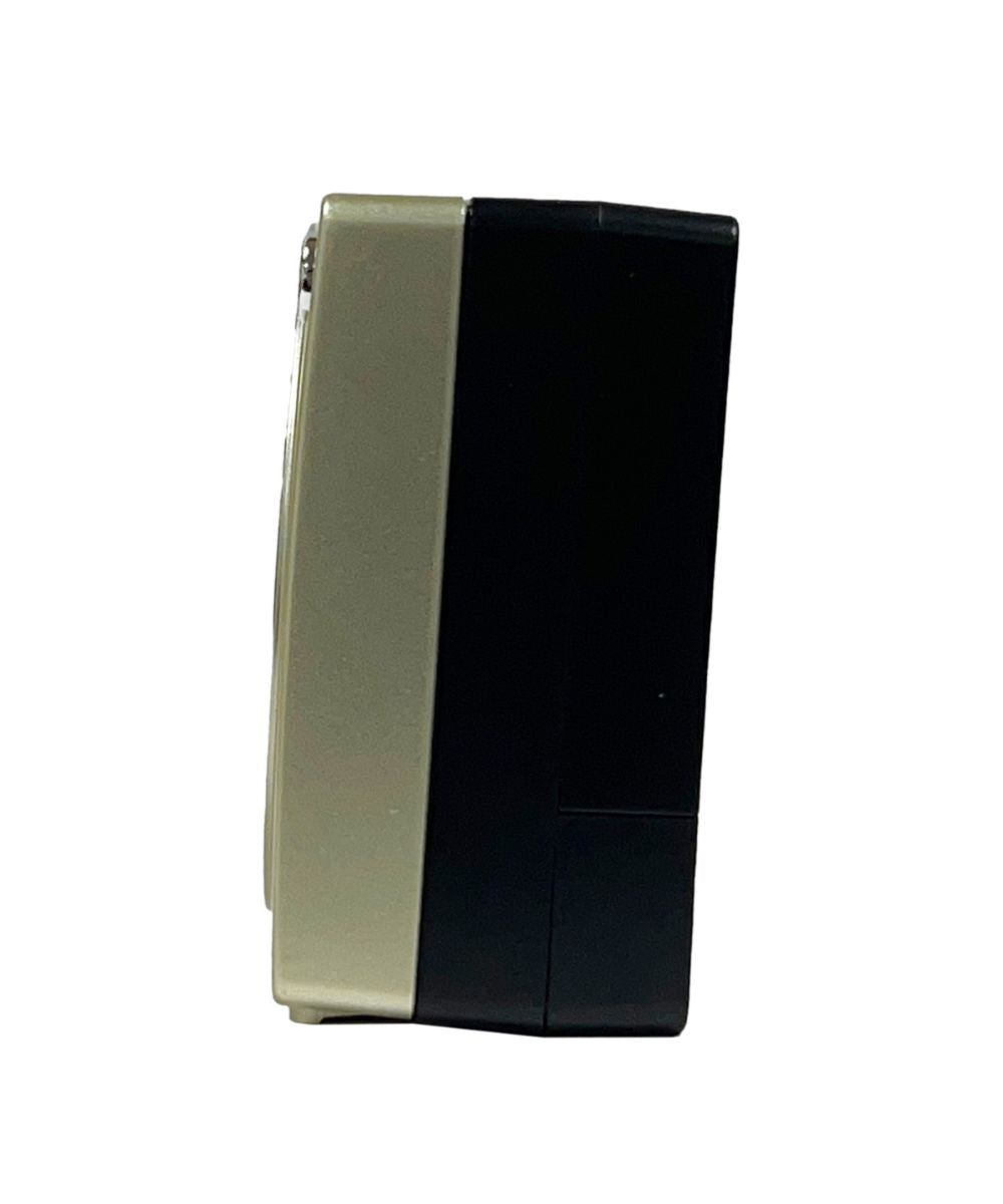 OPEN BOX Alarm Clock  Fuji Dark Gold Plastic Case/Cover