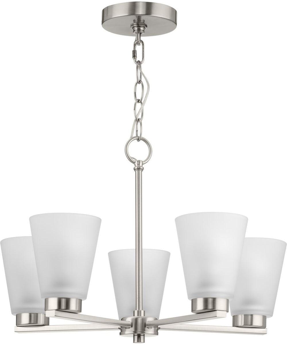 Tanner 5-Light Chandelier Brushed Nickel