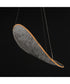 Moonscapes Single LED Pendant Brushed Champagne