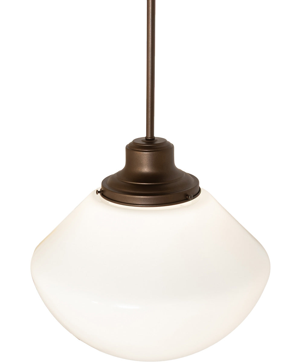 16" Wide Revival Schoolhouse Traditional Globe Pendant