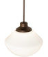 16" Wide Revival Schoolhouse Traditional Globe Pendant
