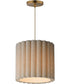 Penelope Single Pendant Natural Aged Brass
