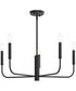 Reines 5-Light Medium Chandelier Matte Black