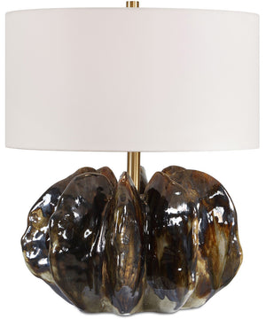Jaudon Brown Glass Table Lamp