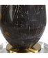 Dames Dark Marble Table Lamp