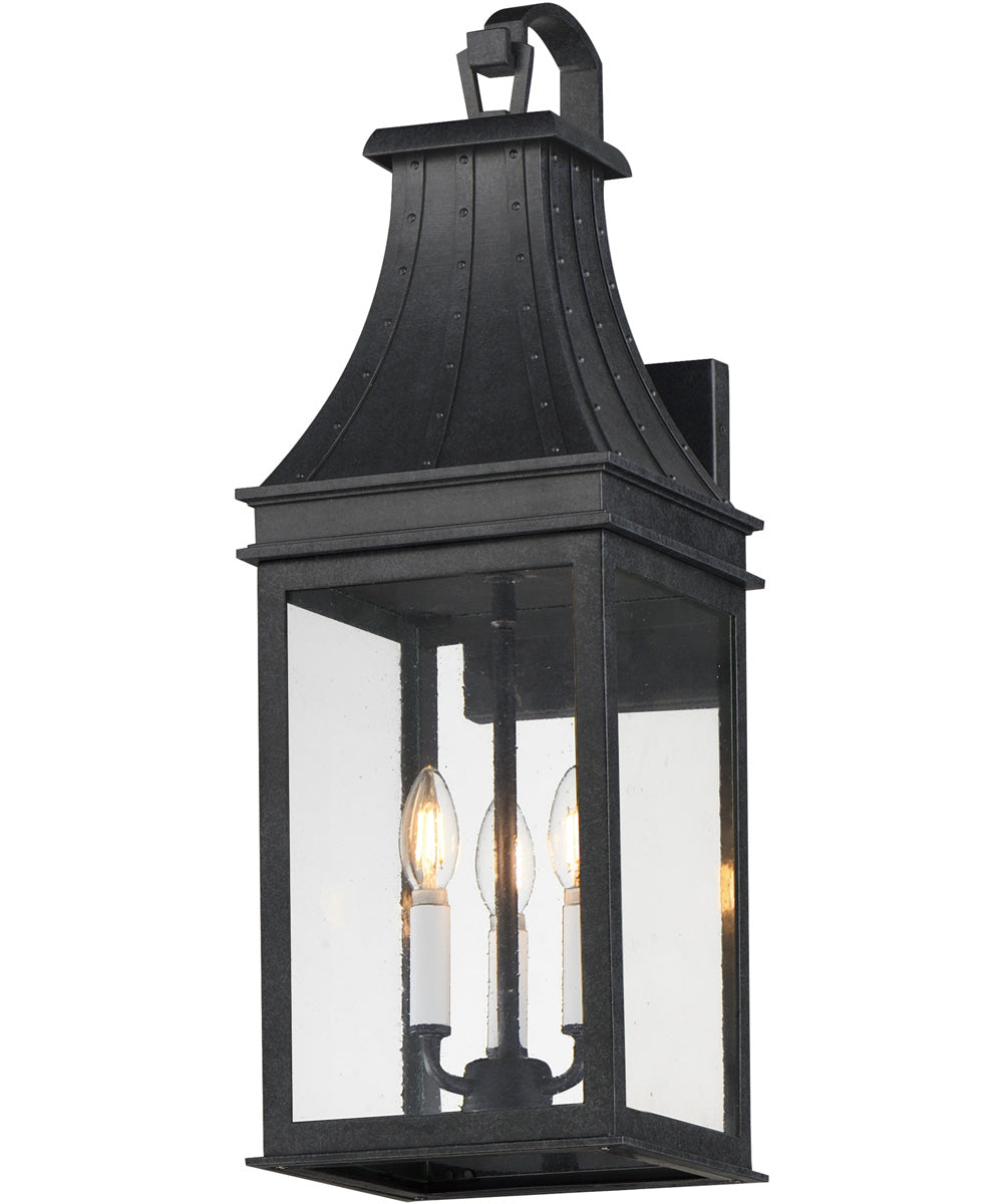Bramwell VX 3-Light Outdoor Wall Sconce Black Patina