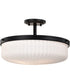 Solara 3-Light Close-to-Ceiling Matte Black