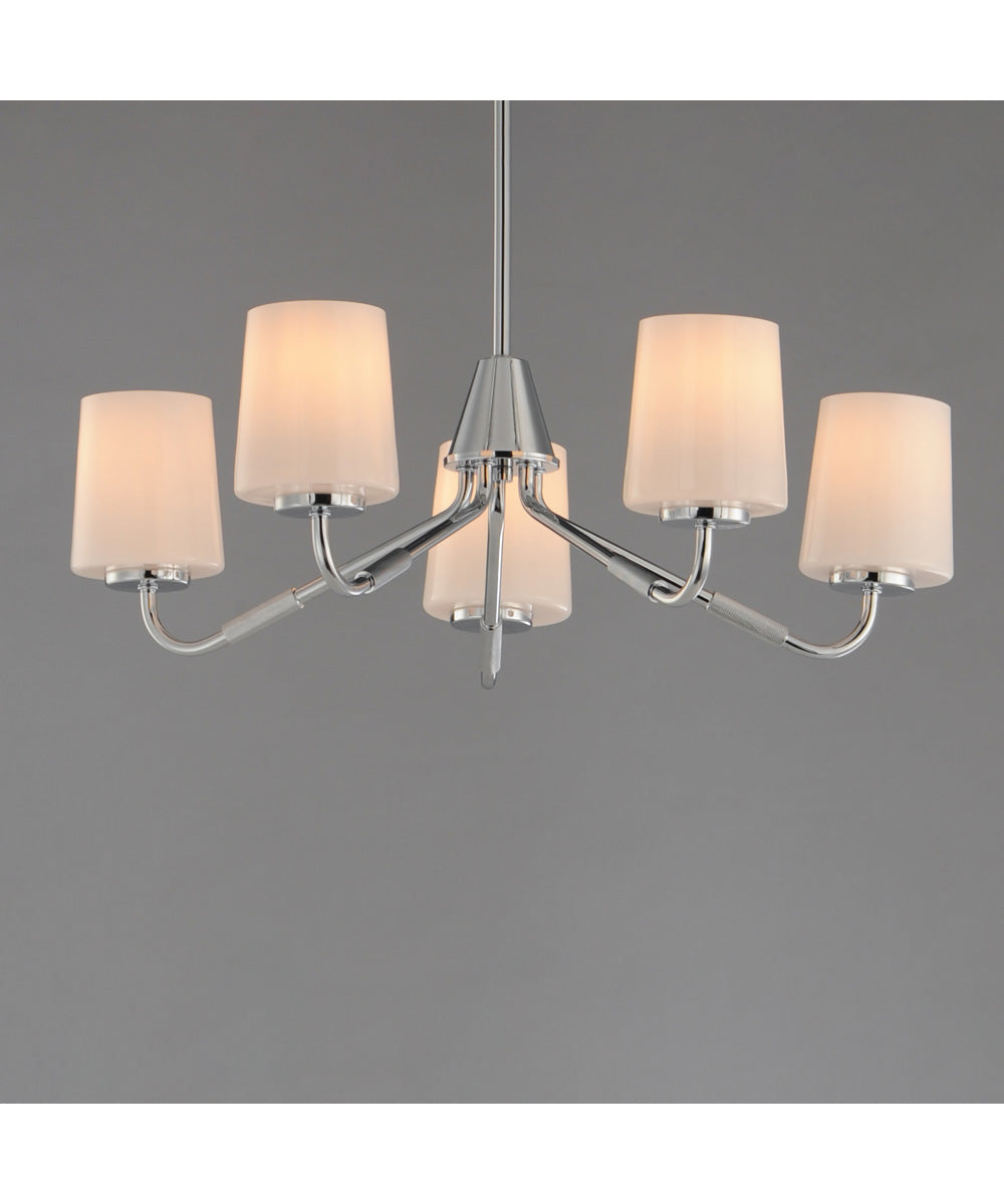 Durham 5-Light Chandelier Polished Chrome