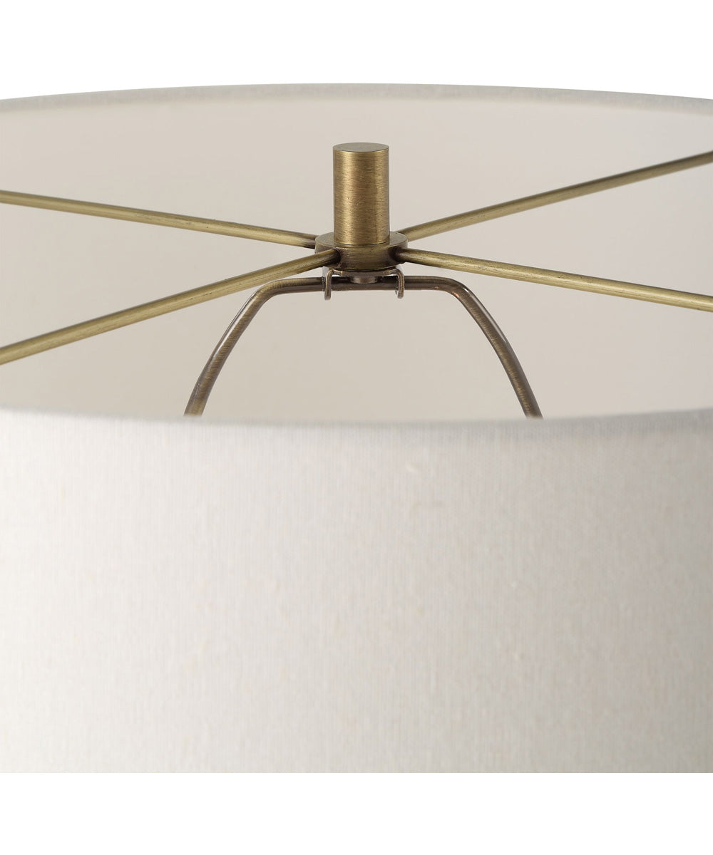 Faro White Marble Floor Lamp