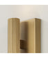 Ian 2-Light Sconce Aged Brass