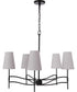 Astor 5-Light Lighting Flat Black