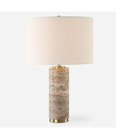 Cortado Travertine Table Lamp