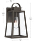 Hedry Medium Outdoor Wall Lantern with Clear Glass Panels Antique Bronze