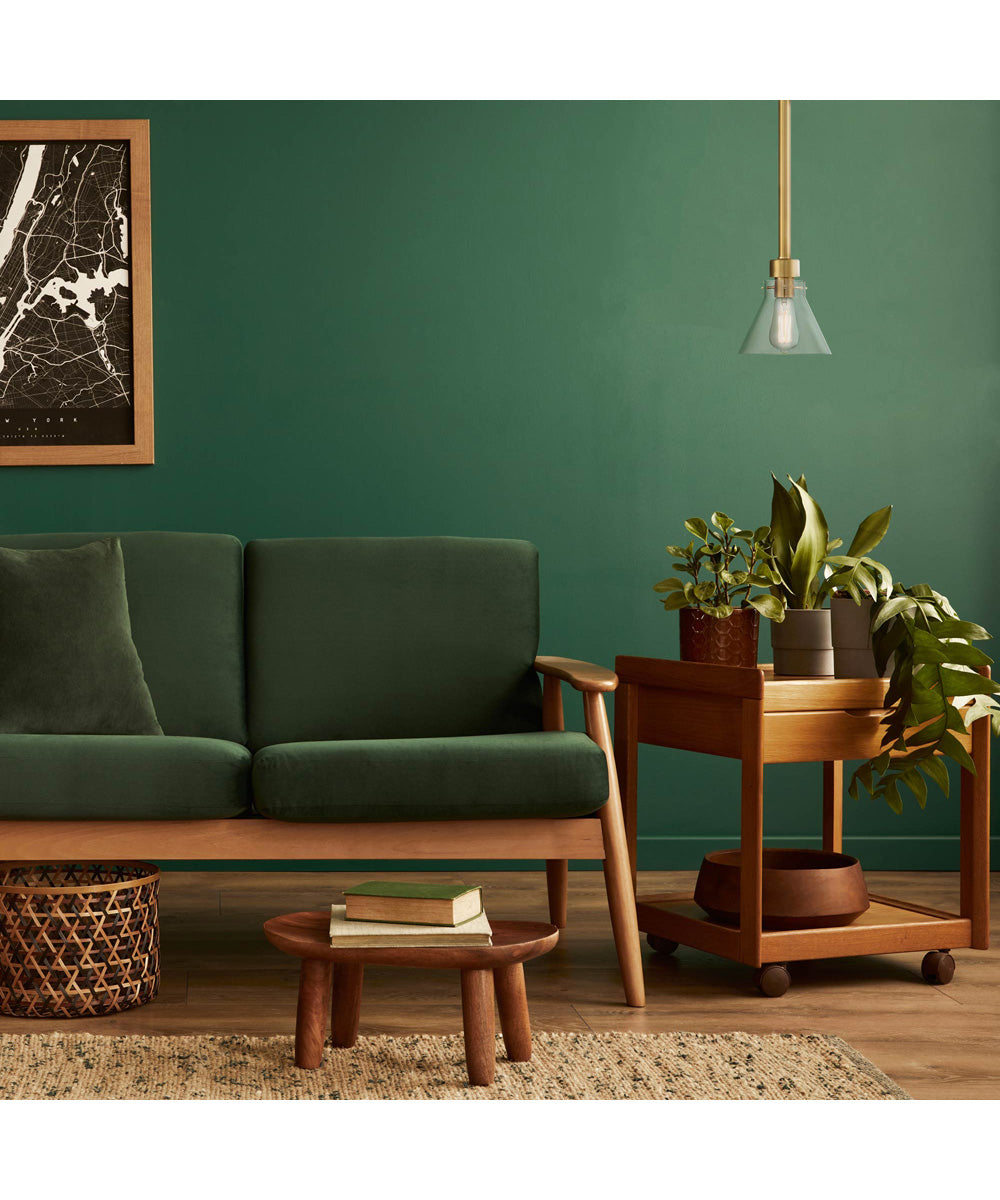 Willow Creek 1 Light Pendant Brushed Gold