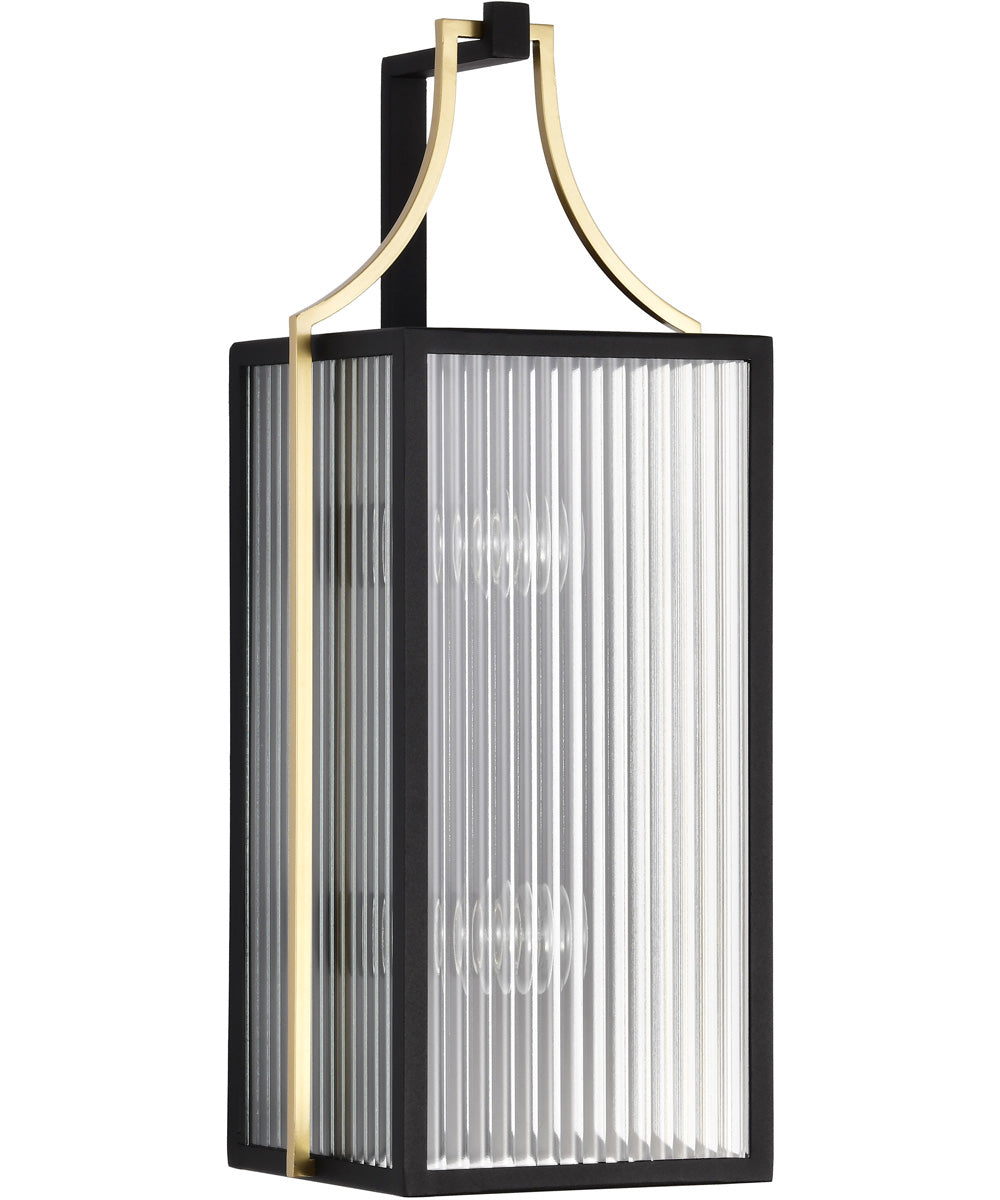 Holden 2-Light Outdoor Black / Gold