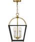 Tate 4-Light Medium Pendant in Black