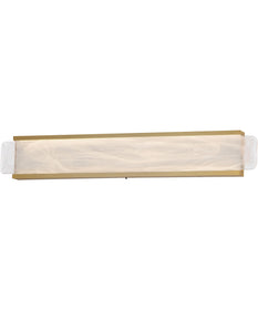 Celine 32 inch LED Bath Vanity Natural Aged Brass