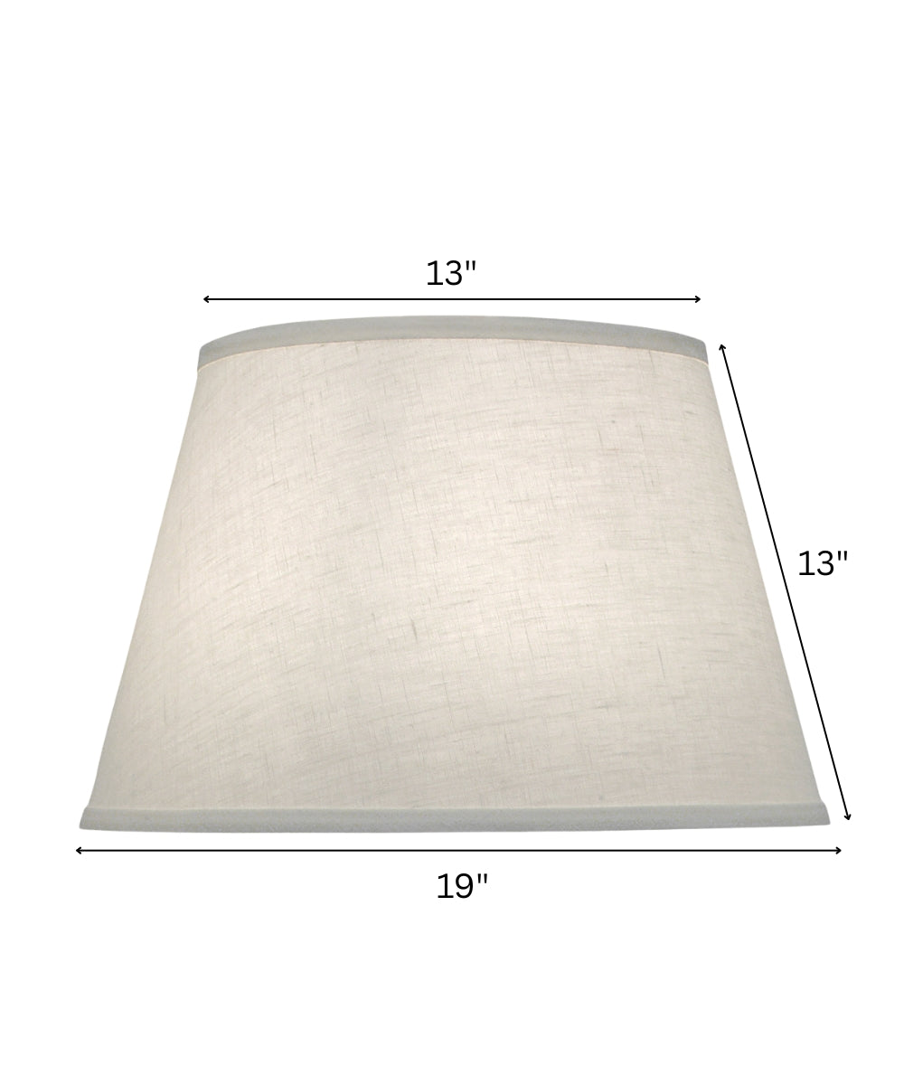 13x19x13 Cream Aberdeen Boillotte Hardback Lampshade