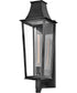 Georgetown Coastal Elements  1-Light Large Wall Mount Lantern in Black
