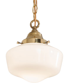 9" Wide Revival Schoolhouse Traditional Globe Pendant