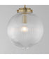 Kasbah 12 inch Pendant Satin Brass