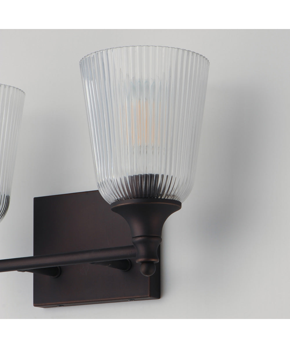 Julip 2-Light Bath Vanity Dark Bronze