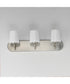 Durham 3-Light Strip Bath Vanity Satin Nickel