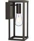 Ryle 1-Light Medium Wall Lantern with Clear Glass Panels Antique Bronze